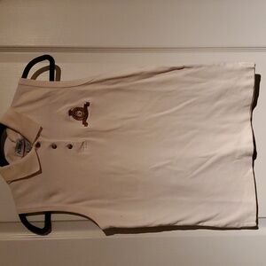 AUREA sleeveless collared golf shirts size large 100% cotton